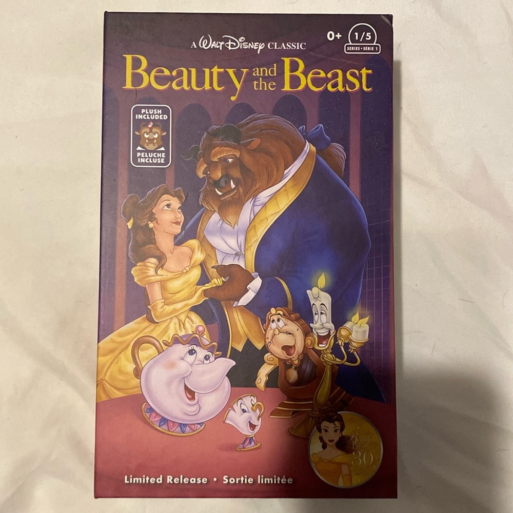 Beauty and the Beast book box w/plush